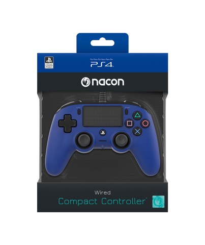 NACON PS4OFCPADBLUE periferica di gioco Blu Gamepad PlayStation 4
