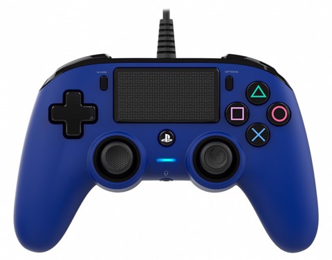 NACON PS4OFCPADBLUE periferica di gioco Blu USB Gamepad Analogico/Digitale PC, PlayStation 4