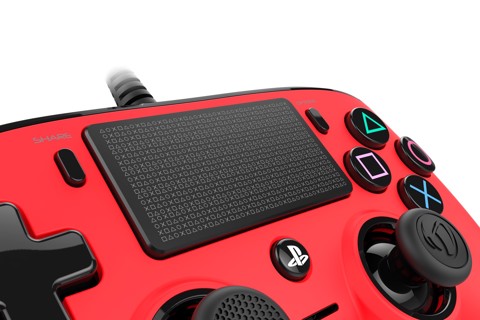 NACON PS4OFCPADRED periferica di gioco Rosso Gamepad Analogico/Digitale PlayStation 4