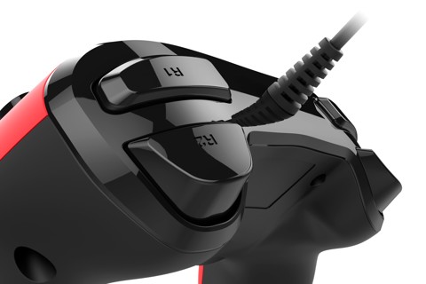 NACON PS4OFCPADRED periferica di gioco Rosso Gamepad Analogico/Digitale PlayStation 4