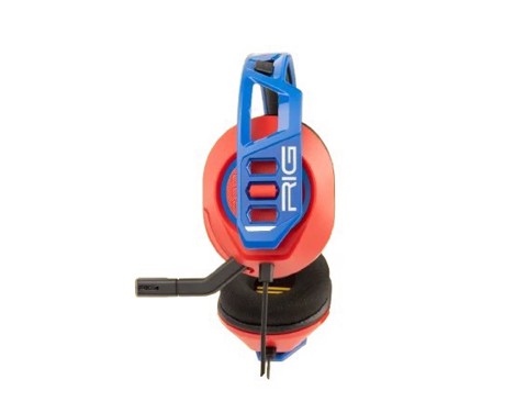NACON RIG 300 Pro HN Auricolare Cablato A Padiglione Gaming Blu, Rosso