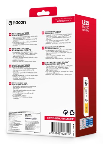 NACON SWITCHNEWJOYCONGRIP accessorio di controller da gaming Presa per controller