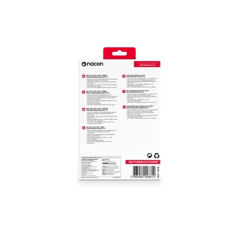 NACON SWITCHNEWJOYCONGRIP accessorio di controller da gaming Presa per controller