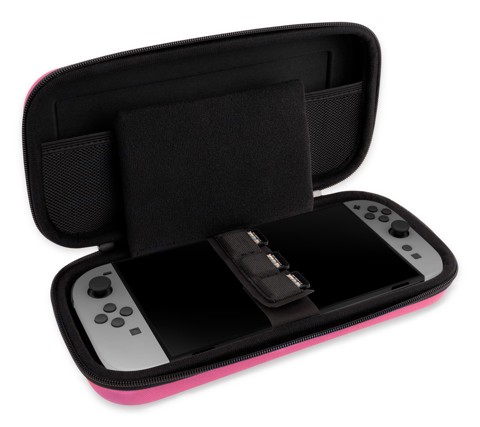 NACON SWITCHNEWPOUCHLPINK Custodia rigida Nintendo Rosa