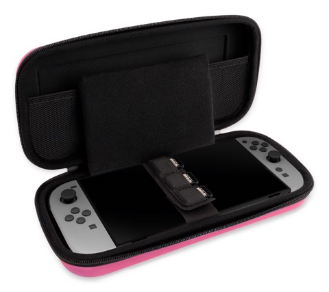 NACON SWITCHNEWPOUCHLPINK Custodia rigida Nintendo Rosa