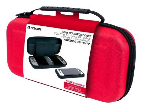 NACON Tasche "Classic" L red Switch 2 Custodia rigida Nintendo Rosso
