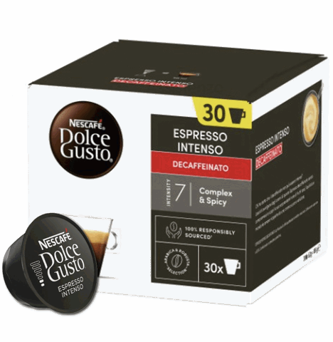 Nescafé Dolce Gusto Caffè Espresso Intenso Decaffeinato 30 Capsule
