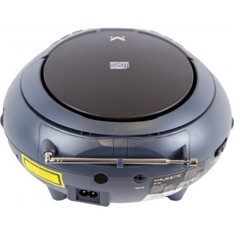 New Majestic AH 164 BK Analogico 2 W FM Nero, Blu Riproduzione MP3