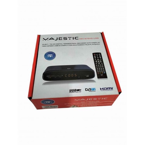 New Majestic DEC-675 HD USB Terrestre Nero