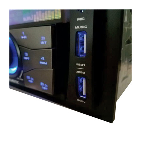 New Majestic SV-517 Autoradio Dab Plus Due Din,Pds,4X45W,2Usb,Aux,Sd Nero 180 W