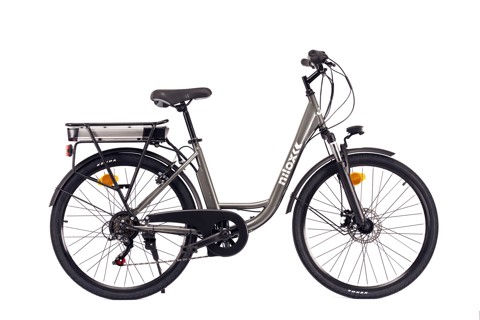 Nilox Bici Elettrica J5 Plus Nero, Grigio Acciaio 66 cm (26") 22 kg Litio
