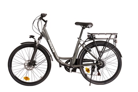 Nilox Bici Elettrica J5 Plus Nero, Grigio Acciaio 66 cm (26") 22 kg Litio
