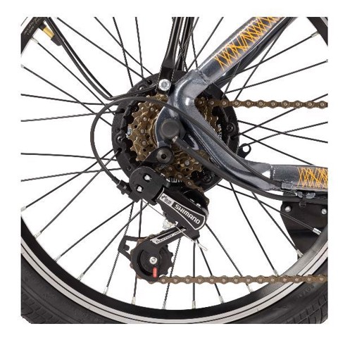 Nilox NXEBJ1PROOG bicicletta elettrica Nero, Arancione Acciaio 50,8 cm (20") 23,5 kg Litio