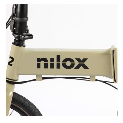 Nilox NXEBJ2 bicicletta elettrica Grigio Acciaio 40,6 cm (16") 19,5 kg Litio