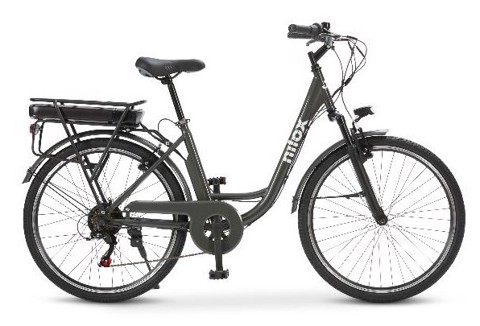 Nilox NXEBJ5PROGR bicicletta elettrica Nero 66 cm (26") 25,5 kg