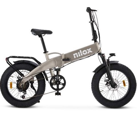 Nilox NXEBX10GR bicicletta elettrica Grigio Alluminio 50,8 cm (20") 30,5 kg Litio