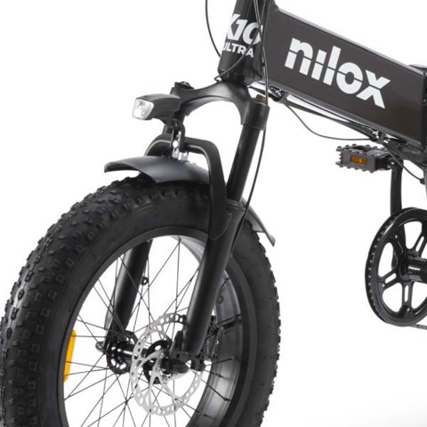 Nilox NXEBX10ULTRA bicicletta elettrica Nero Alluminio 50,8 cm (20") 28,5 kg Litio