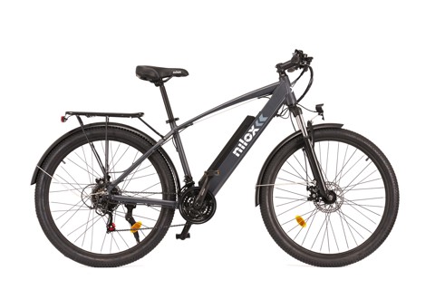 Nilox  Bici Elettrica X7 Plus Nero, Grigio Alluminio 69,8 cm (27.5") 23 kg Litio