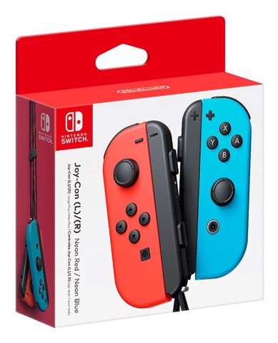 Nintendo Joy-Con (L)/(R) Neon Red/Neon Blue Rosso, Ciano Bluetooth Gamepad Analogico/Digitale Nintendo Switch