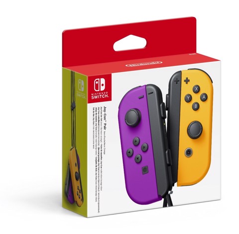 Nintendo Joy-Con Nero, Arancione, Viola Bluetooth Gamepad Analogico/Digitale Nintendo Switch
