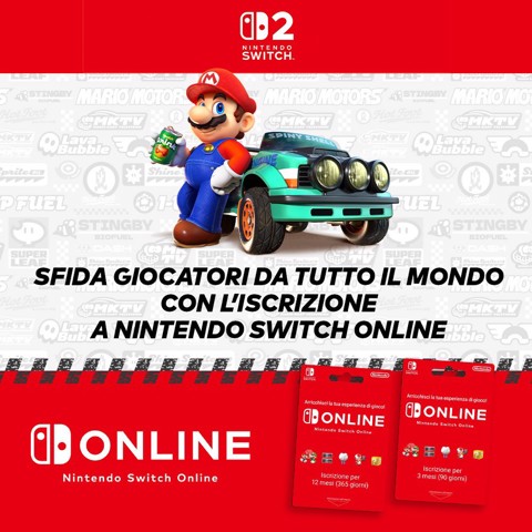 Nintendo Mario Kart World Switch 2 Standard Cinese semplificato, Cinese tradizionale, Tedesca, DUT, Inglese, ESP, Francese, ITA, Giapponese, Coreano, Portoghese, Russo Nintendo Switch 2