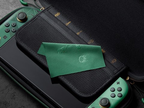Nintendo Switch 2 Carrying Case & Screen Protector - The Legend of Zelda - 40th Anniversary Edition Custodia rigida Nero, Verde