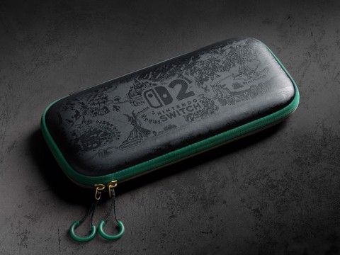 Nintendo Switch 2 Carrying Case & Screen Protector - The Legend of Zelda - 40th Anniversary Edition Custodia rigida Nero, Verde