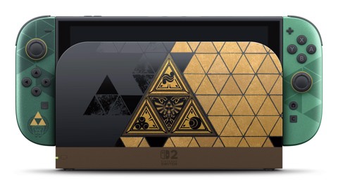 Nintendo Switch 2 - The Legend of Zelda - 40th Anniversary Edition console da gioco portatile 20,1 cm (7.9") 256 GB Touch screen Wi-Fi Nero, Verde, Oro