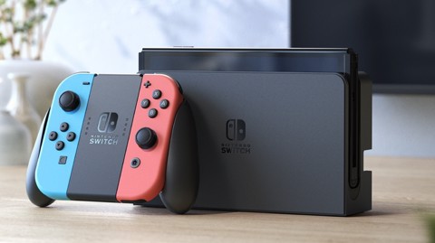 Nintendo Switch (modello Oled) Rosso neon/Blu neon, schermo 7 pollici