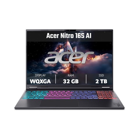 NOTEBOOK GAMING NITRO 16S AI AN16S-61-R3ZJ  - 16 POLLICI - NERO