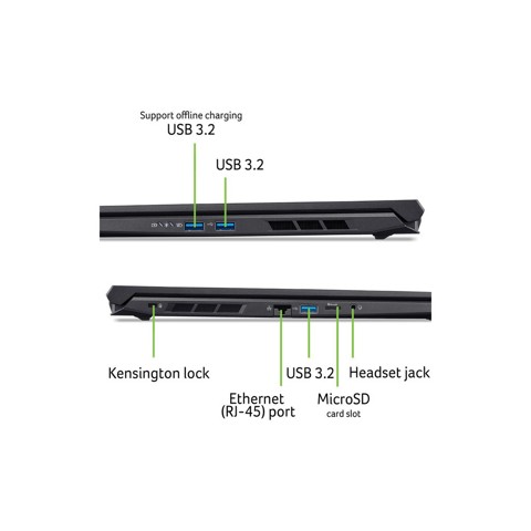 NOTEBOOK GAMING NITRO V 16 AI ANV16-61-R906 - 16 POLLICI - NERO