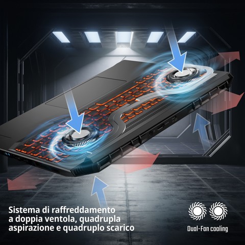 NOTEBOOK GAMING NITRO V 16 AI ANV16-61-R906 - 16 POLLICI - NERO