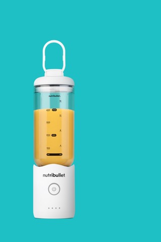 NutriBullet Flex – Mini Frullatore Compatto e Portatile, Ricaricabile USB-C, Smoothie Maker To Go, Bianco (NBP013W)