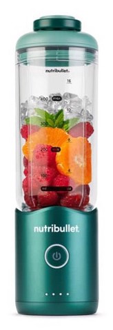 NutriBullet Flex – Mini Frullatore Compatto e Portatile, Ricaricabile USB-C, Smoothie Maker To Go, Verde (NBP013GR)