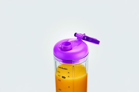NutriBullet Flex – Mini Frullatore Compatto e Portatile, Ricaricabile USB-C, Smoothie Maker To Go, Viola (NBP013VT)