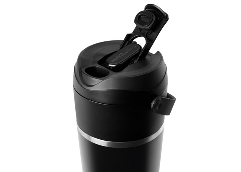 NutriBullet Flip – Frullatore Compatto, Ricaricabile USB-C, Mantenimento Freddo 24h, Smoothie Maker, Nero (NBP016B)