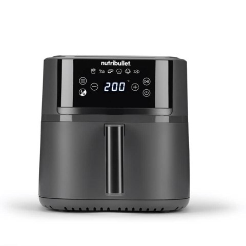 NutriBullet NBA0611DG friggitrice Singolo 6 L Indipendente 1700 W Friggitrice ad aria calda Grigio