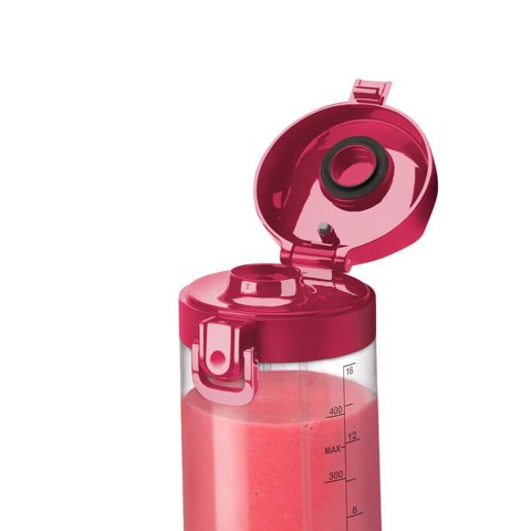 NutriBullet Portable – Mini Frullatore Compatto e Portatile, Ricaricabile USB-C, Smoothie Maker, Magenta (NBP003MA)