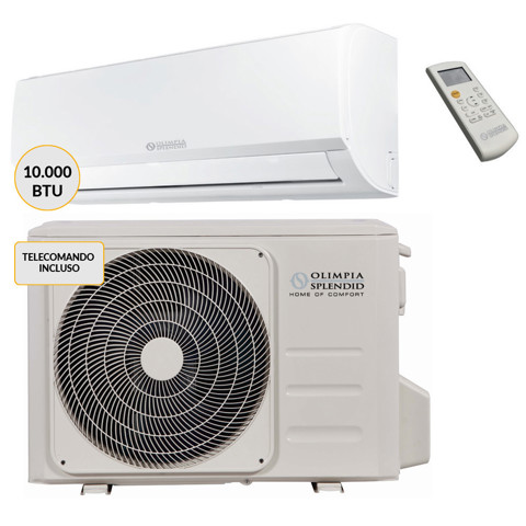 Olimpia Splendid Aryal S1E 10C Condizionatore MONO split Inverter 10000 btu Wi-Fi OSKEAPH10EI + OSSEAPH10EI Climatizzatore Fisso
