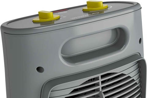 Olimpia Splendid Caldo Rock O Interno Grigio, Giallo 2000 W Riscaldatore ambiente elettrico con ventilatore