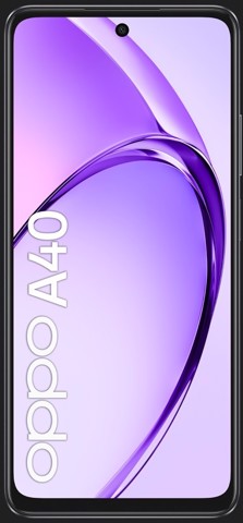 OPPO A40 Smartphone, Fotocamera AI 50MP, Selfie 5MP, Display 6.67” 90HZ LCD HD+, 5100mAh, RAM 12 GB (6+6) + ROM 128GB, IP54, [Versione Italia], Sparkle Black