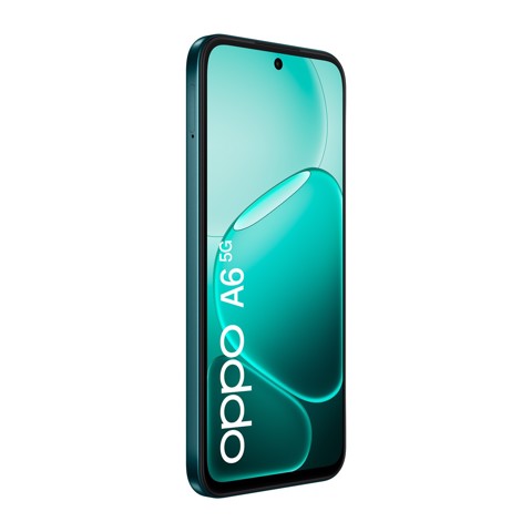 OPPO A6 5G AI Smartphone, doppia fotocamera 50MP+2, Selfie 8MP, Display 6.75” 120HZ IPS HD+, 6550mAh, RAM 6GB(Esp2GB/4GB/6GB)+ROM 256GB [Versione Italia], Sapphire Black