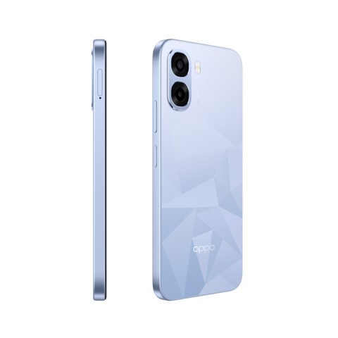 OPPO A6k AI Smartphone, doppia fotocamera 13MP+QVGA, Selfie 5MP, Display 6.75” 120HZ IPS HD+, 6100mAh, RAM 4GB(Esp1GB/2GB/4GB)+ROM 256GB [Versione Italia], Crystal Blue