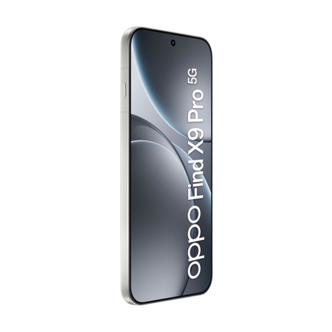 OPPO Find X9 Pro 5G AI Smartphone, Tripla Fotocamera 50+200+50MP, Selfie 50MP, Display 6.78” 120HZ AMOLED 1.5K, 7500mAh, RAM 16GB(Esp4GB/8GB/12GB)+ROM 512GB, [Versione Italia], Silk White