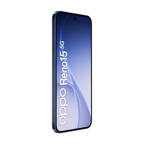 OPPO Reno15 5G AI Smartphone, Tripla fotocamera 50+50+8MP, Selfie 50MP, Display 6.59” 120HZ AMOLED FHD+, 6500mAh, RAM 8GB(Esp2GB/4GB/8GB)+ROM 512GB [Versione Italia], Twilight Black