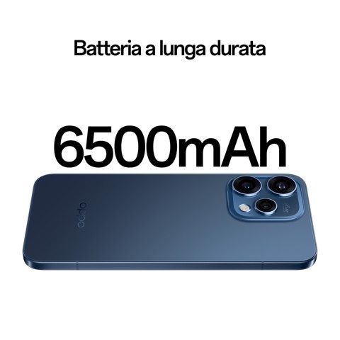 OPPO Reno15 5G AI Smartphone, Tripla fotocamera 50+50+8MP, Selfie 50MP, Display 6.59” 120HZ AMOLED FHD+, 6500mAh, RAM 8GB(Esp2GB/4GB/8GB)+ROM 512GB [Versione Italia], Twilight Black