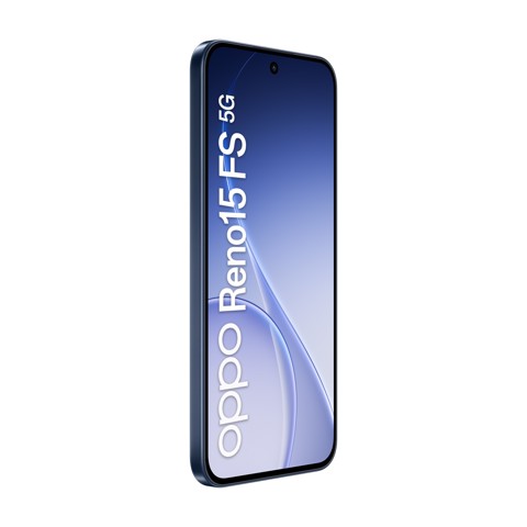 OPPO Reno15 FS 5G AI Smartphone, Tripla fotocamera 50+8+2MP, Selfie 50MP, Display 6.57” 120HZ AMOLED FHD+, 6500mAh, RAM 8GB(Esp2GB/4GB/8GB)+ROM 512GB [Versione Italia], Twilight Black