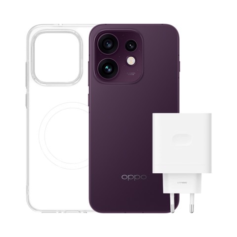 OPPO Reno16 5G AI Smartphone, Tripla fotocamera 50+50+50MP, Selfie 50MP, Display 6.32” 120HZ AMOLED FHD+, 6000mAh, RAM 8GB(Esp2GB/4GB/8GB)+ROM 512GB [Versione Italia], Purple Black
