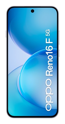 OPPO Reno16 F 5G AI Smartphone, Tripla fotocamera 50+8+50MP, Selfie 50MP, Display 6.57” 120HZ AMOLED FHD+, 6500mAh, RAM 8GB(Esp2GB/4GB/8GB)+ROM 256GB [Versione Italia], Pop White