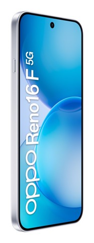 OPPO Reno16 F 5G AI Smartphone, Tripla fotocamera 50+8+50MP, Selfie 50MP, Display 6.57” 120HZ AMOLED FHD+, 6500mAh, RAM 8GB(Esp2GB/4GB/8GB)+ROM 256GB [Versione Italia], Pop White
